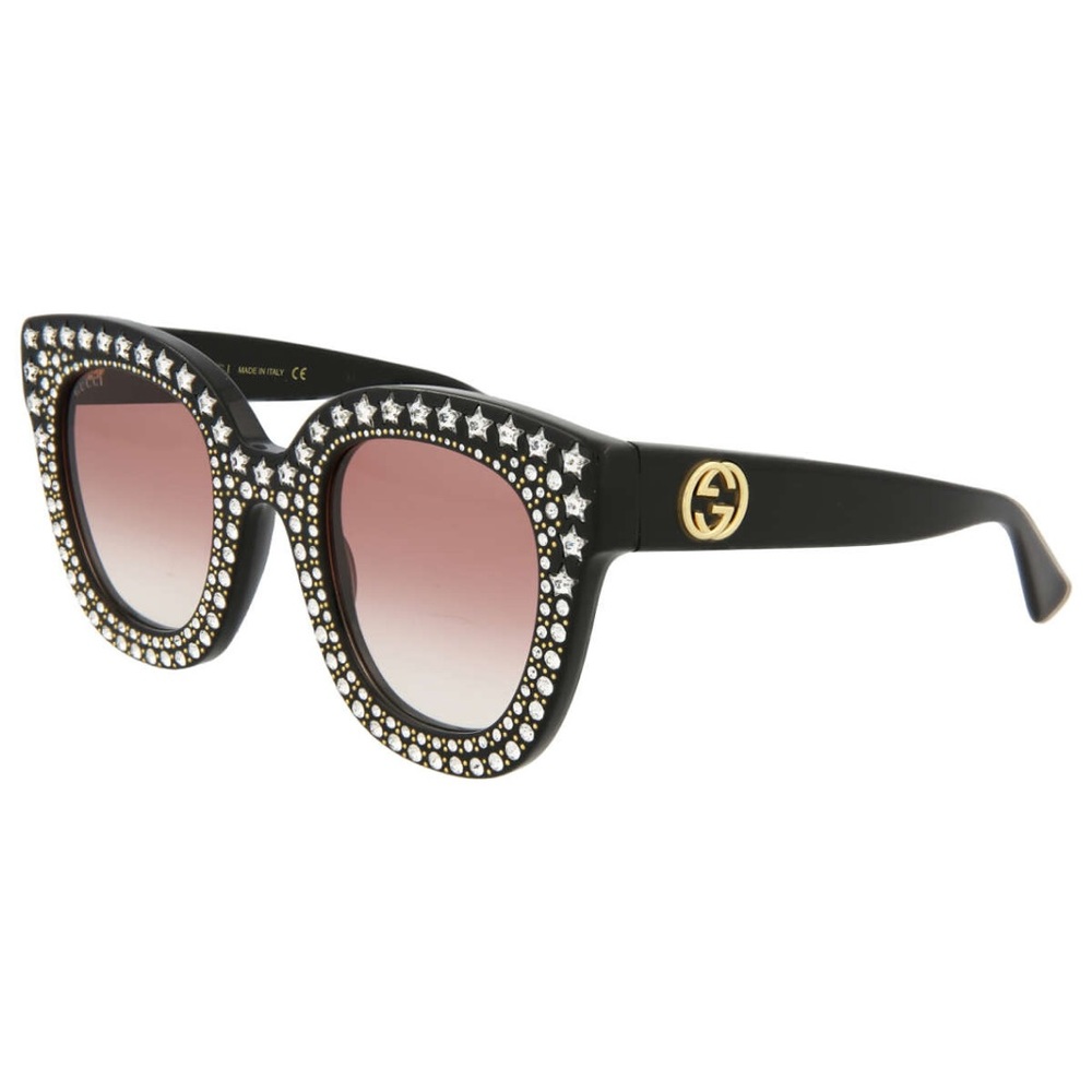 NEW GUCCI WOMEN’S SUNGLASSES GUCCI GG0116S 011 LIMITED EDITION EYEWEAR GUCCI - Picture 1 of 5